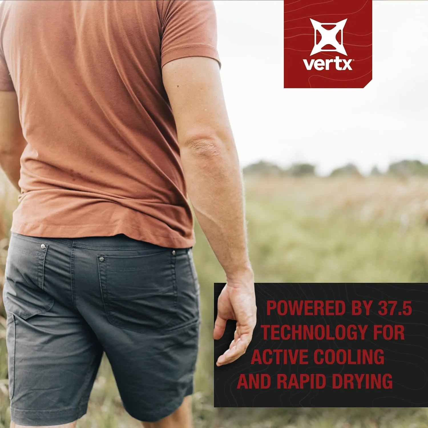 Vertx Cutback Mens Tactical Cargo Shorts 11 inches, Outdoor Short with 8 Pockets for EDC Survival Gear Concealed Carry