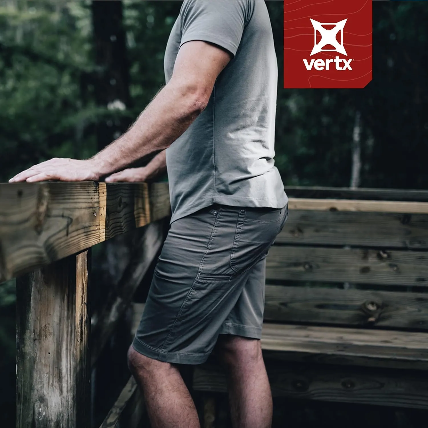 Vertx Cutback Mens Tactical Cargo Shorts 11 inches, Outdoor Short with 8 Pockets for EDC Survival Gear Concealed Carry