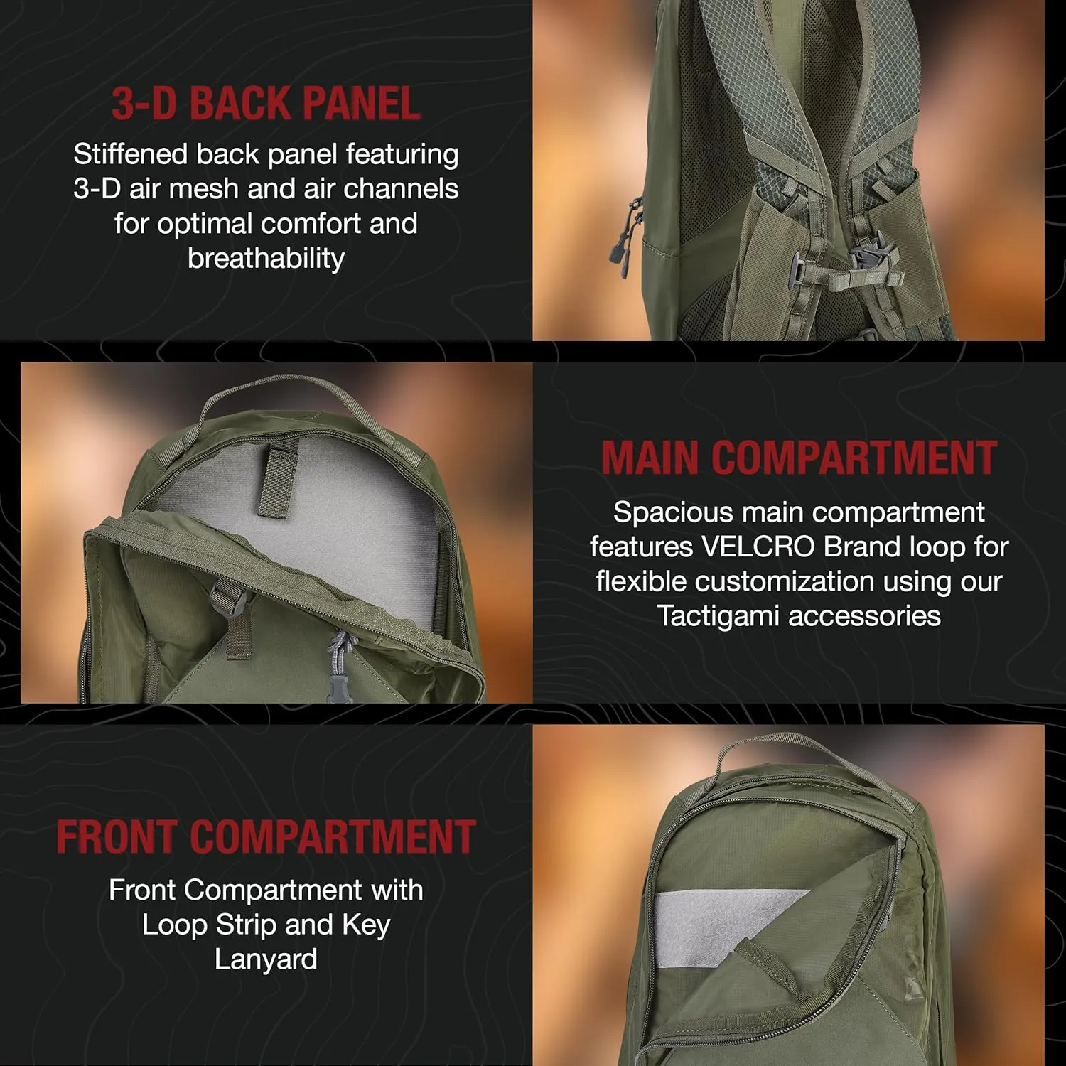 Vertx Long Walks Pack 28L Tactical Backpack Concealed Carry EDC Gear Bag for CCW, Travel, Work, Hiking, Outdoors, It's Black