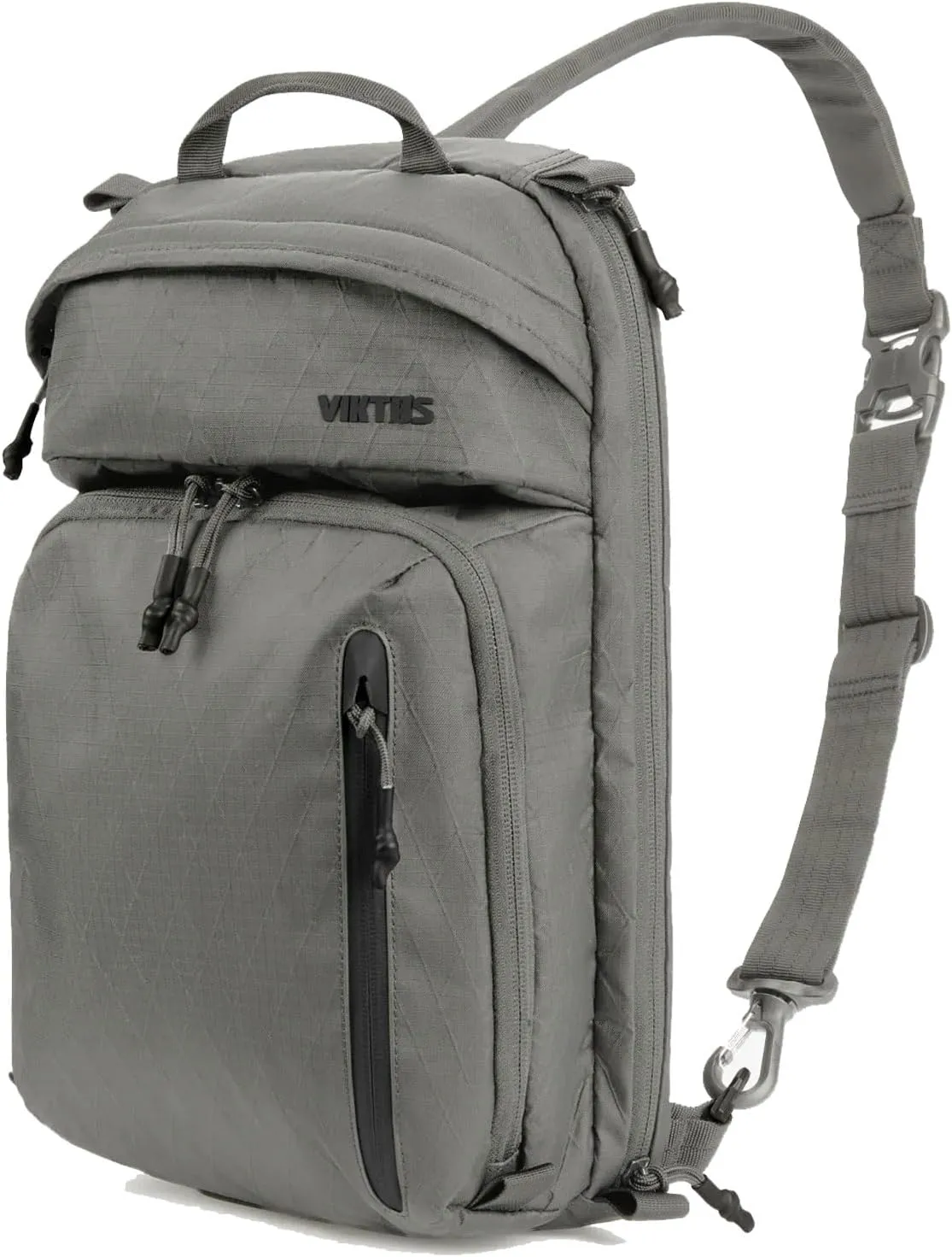 VIKTOS Upscale XL Midsize Concealed Carry Slingbag - Rugged Durable Weather-Resistant Shooting Range Gear for Tactical & Personal Defense, Greyman