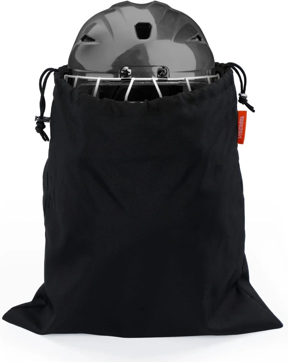 VISEMAN Hockey Helmet Bag, Lightweight Helmet Storage Bag with Drawstring Closure, Waterproof Hockey Helmet Organizer Bag