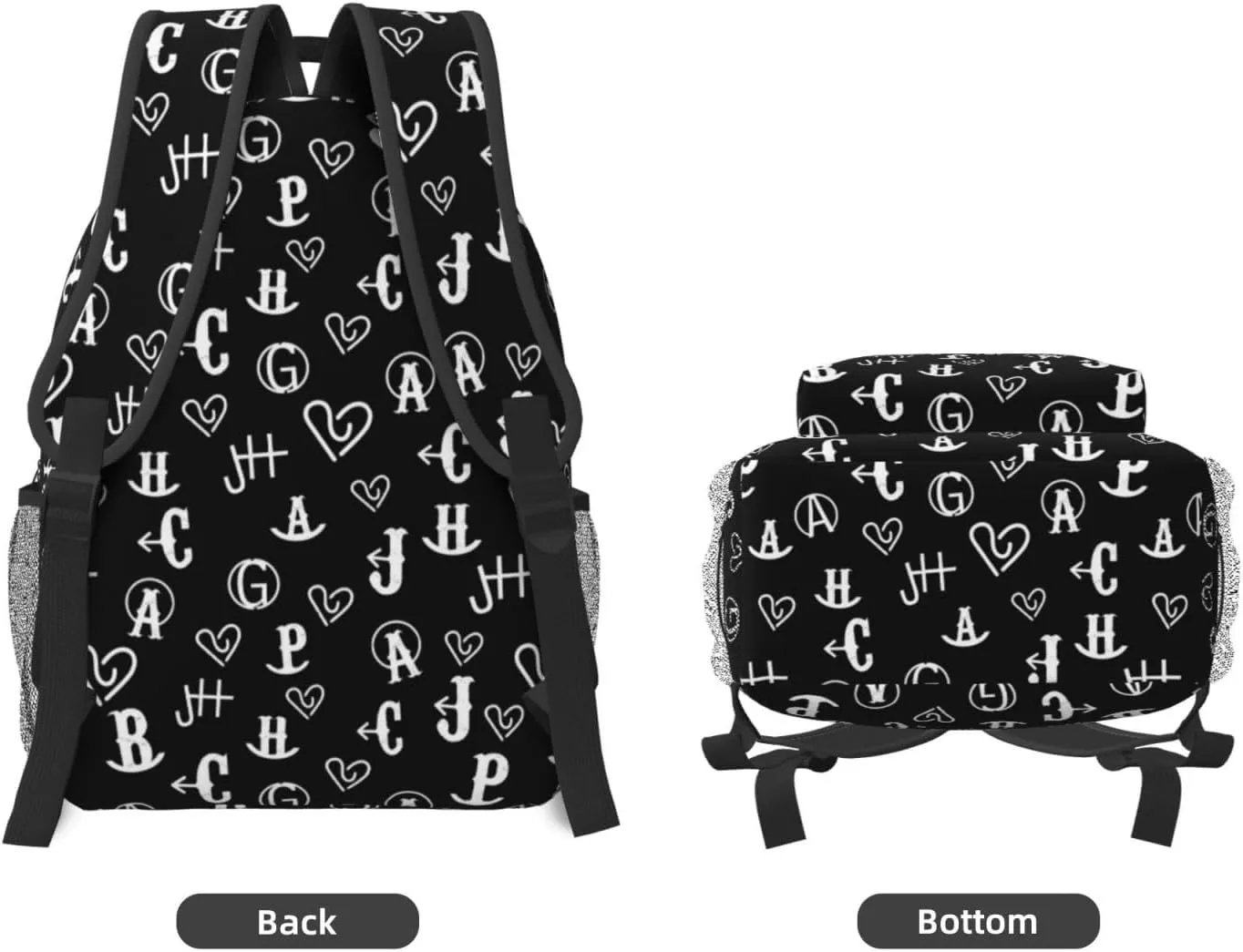 Western Backpack for Women Boho Style Travel Backpack Purse Casual Daypack for Laptop College (#10-Black Brand)