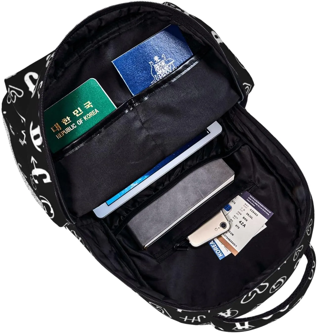 Western Backpack for Women Boho Style Travel Backpack Purse Casual Daypack for Laptop College (#10-Black Brand)