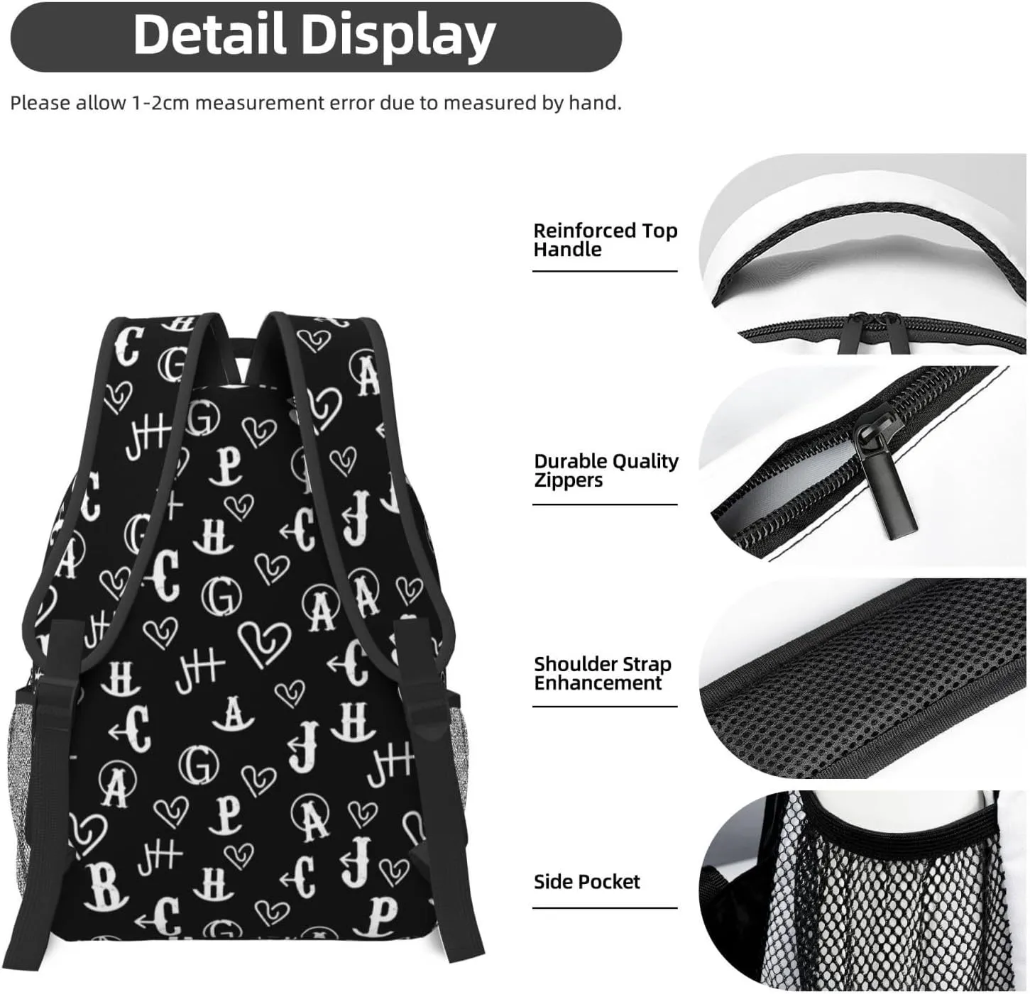 Western Backpack for Women Boho Style Travel Backpack Purse Casual Daypack for Laptop College (#10-Black Brand)