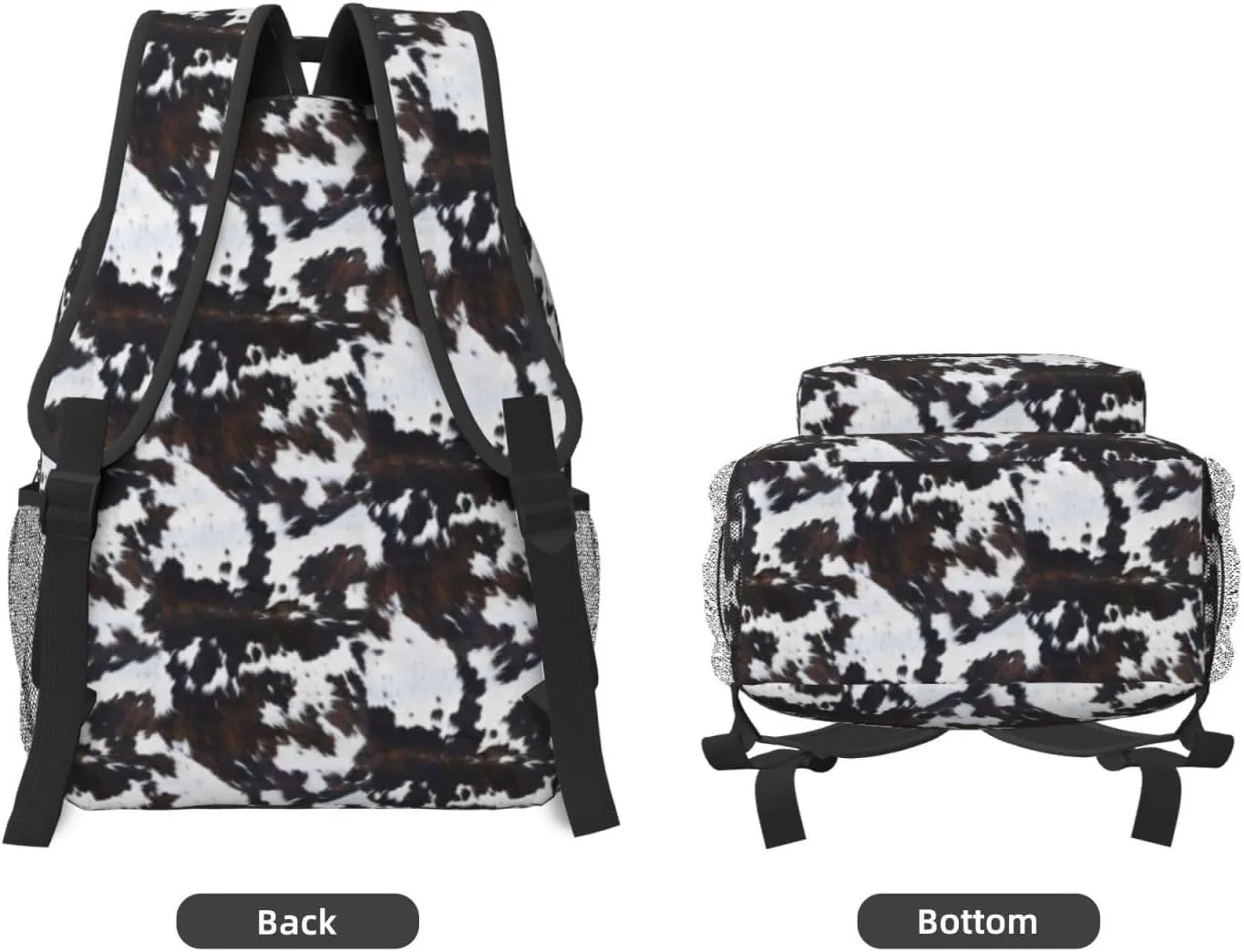 Western Backpack for Women Boho Style Travel Backpack Purse Casual Daypack for Laptop College (#11-Balck Cowhide)