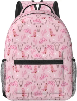 Western Backpack for Women Boho Style Travel Backpack Purse Casual Daypack for Laptop College (#7-Cowgirl)