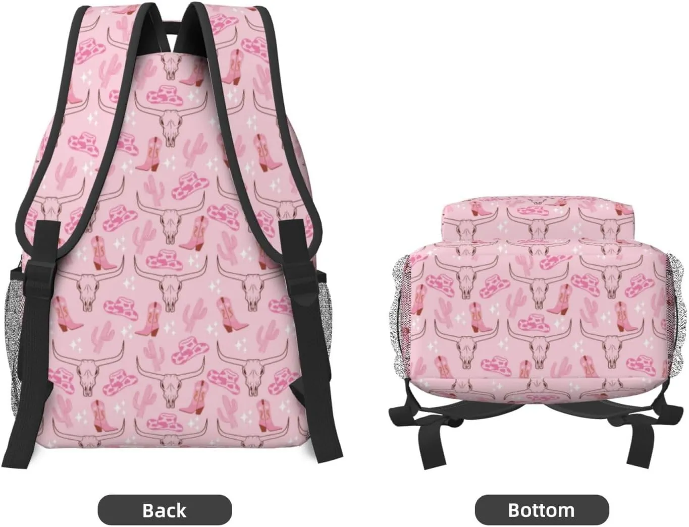 Western Backpack for Women Boho Style Travel Backpack Purse Casual Daypack for Laptop College (#7-Cowgirl)