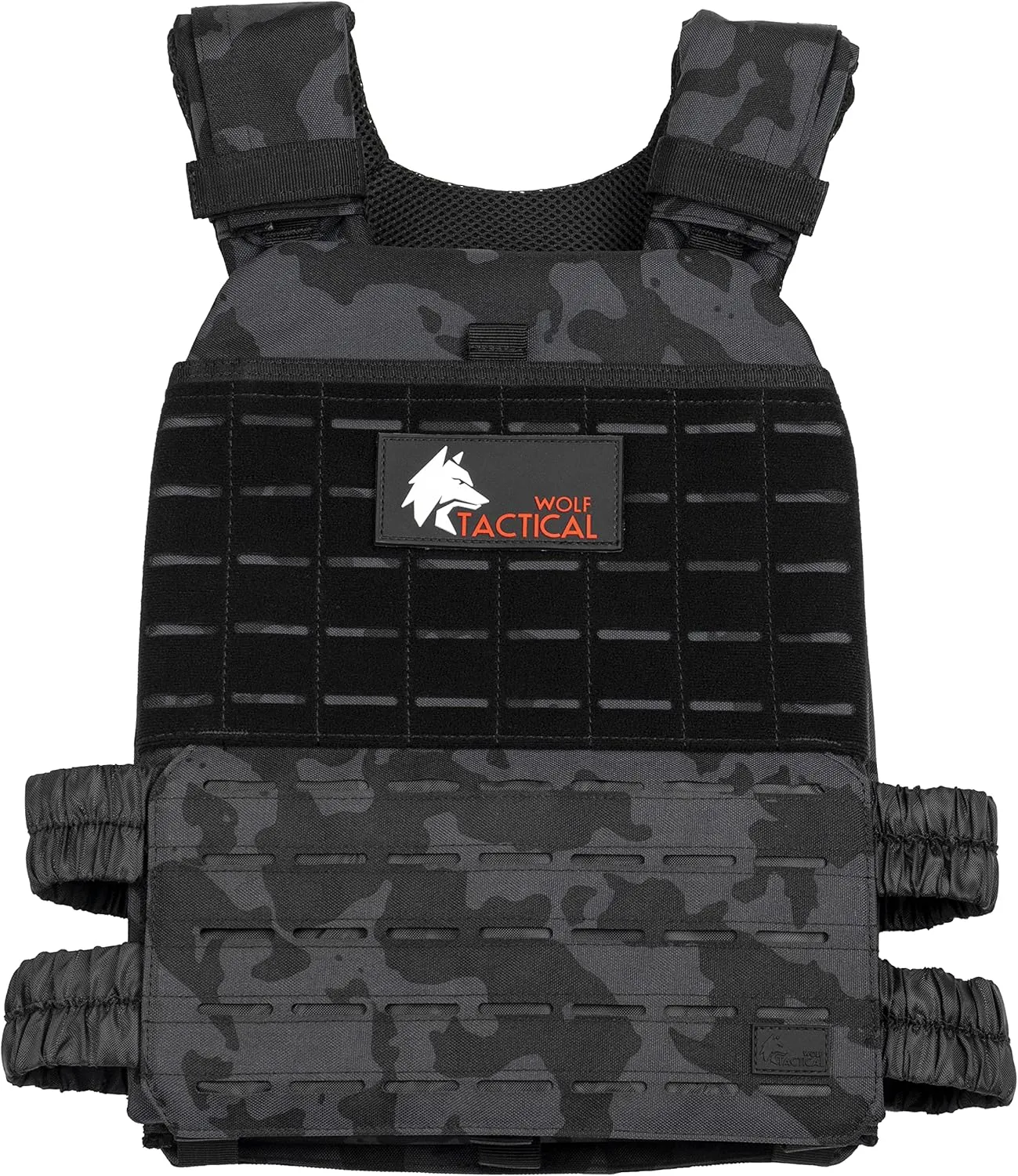 WOLF TACTICAL Adjustable Weighted Vest – WODs, Strength and Endurance Training, Fitness Workouts, Running