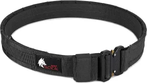 WOLF TACTICAL Molle Duty Belt - Duty Belts Law Enforcement Battle Belts Tactical Gun Belt 1.75” Quick Release Combat Belt