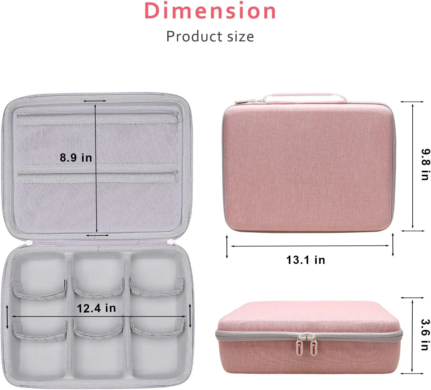 XANAD Card Game Case Fits 3000  Cards, Fits for Baseball Sports playing card/UNO/playing card Against Humanity Card Game and All Other Card Games Expansions (Pink)