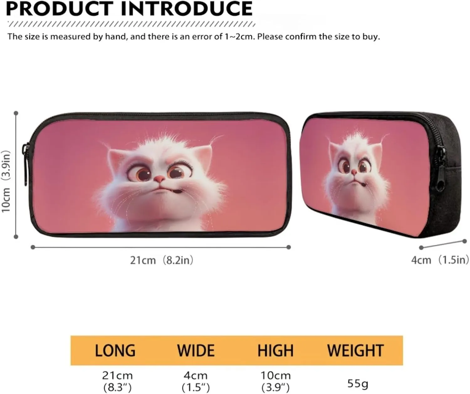 Xoenoiee Cute Cat Pink Pattern Kids Backpack Set for Boys Girls 17in School Backpack & Lunch Bag & Pencil Bag 3 in 1 Set for School Picnic Travel