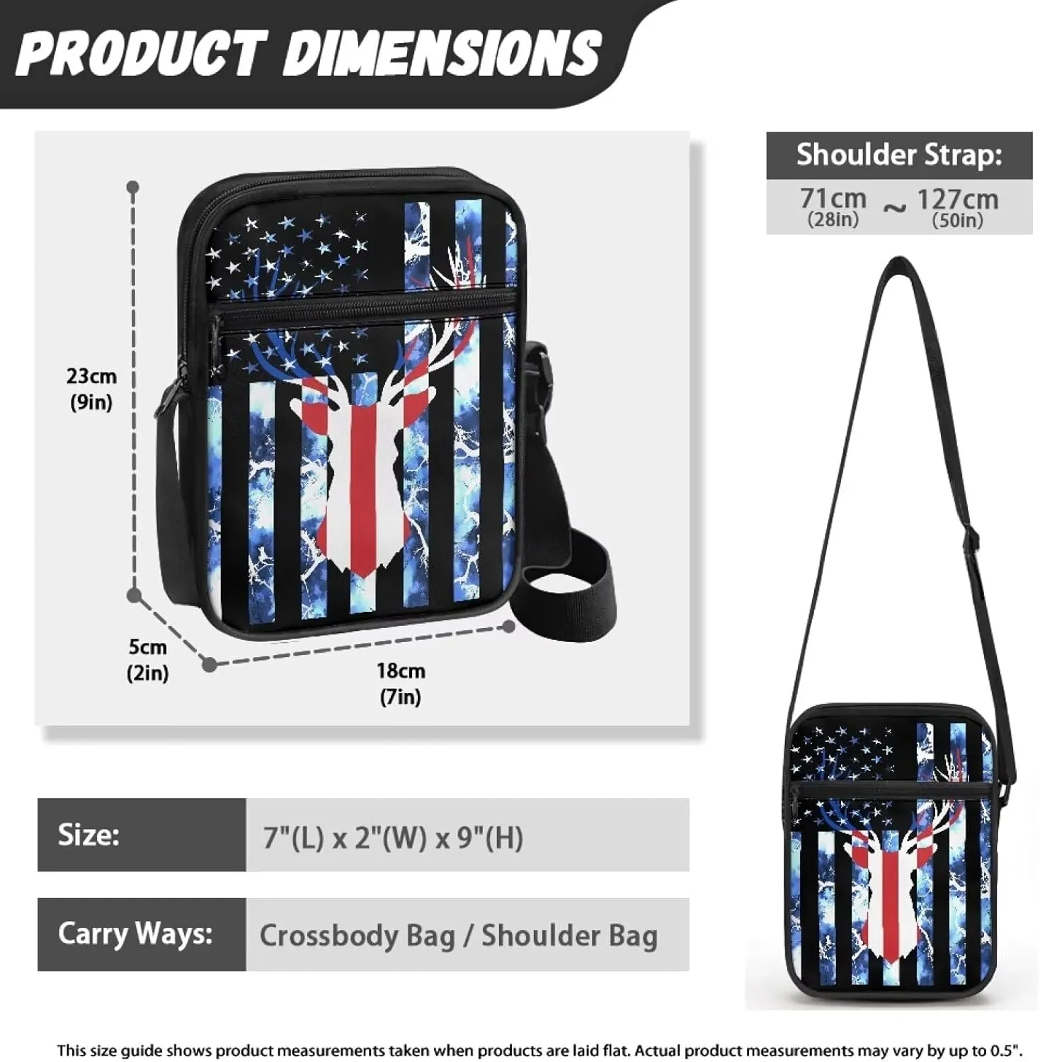 Xoenoiee Mini Messenger Bag for Women Men Small Crossbody Bag Shoulder Bag Water Resistant Sling Bags for Work Daily