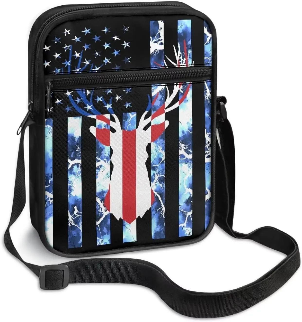 Xoenoiee Mini Messenger Bag for Women Men Small Crossbody Bag Shoulder Bag Water Resistant Sling Bags for Work Daily