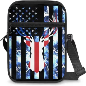 Xoenoiee Mini Messenger Bag for Women Men Small Crossbody Bag Shoulder Bag Water Resistant Sling Bags for Work Daily