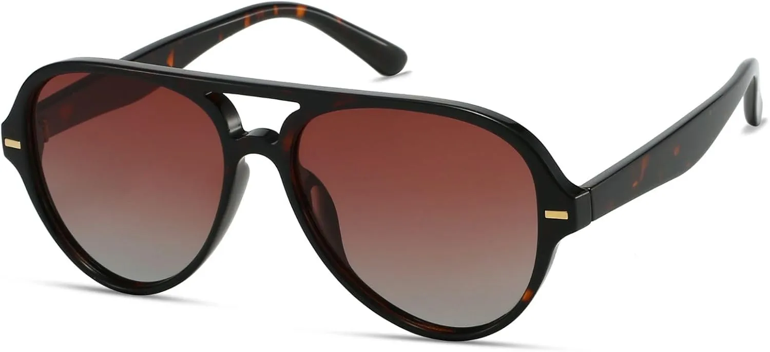 Xpectrum Polarized Vintage Retro Aviator Sunglasses for Women Men Classic Shades Sun Glasses