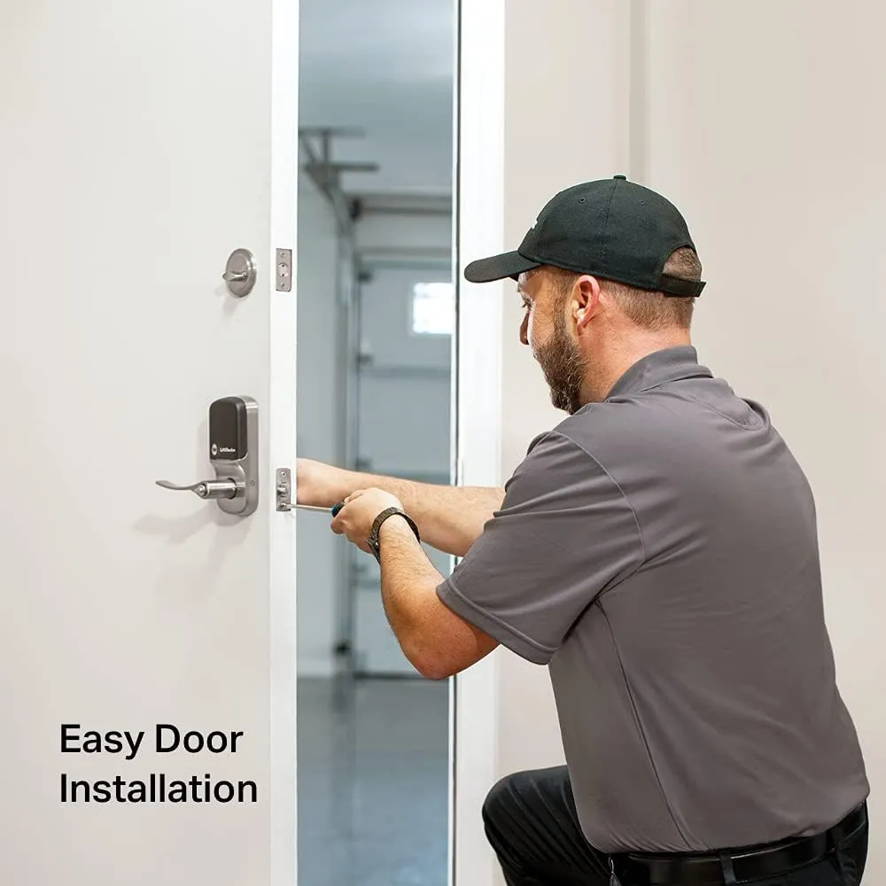 Yale | LiftMaster Smart Lock with Touchscreen Deadbolt - Works with myQ App & Key by Amazon in-Garage Delivery when paired with Smart Garage Hub (sold separately), Oil Rubbed Bronze
