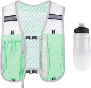 YIJU Hydration Vest Water Pack Running Vest Daypack Outdoor Sport Bag with 550ml Soft Bottle for Camping Hiking Marathoner Trail