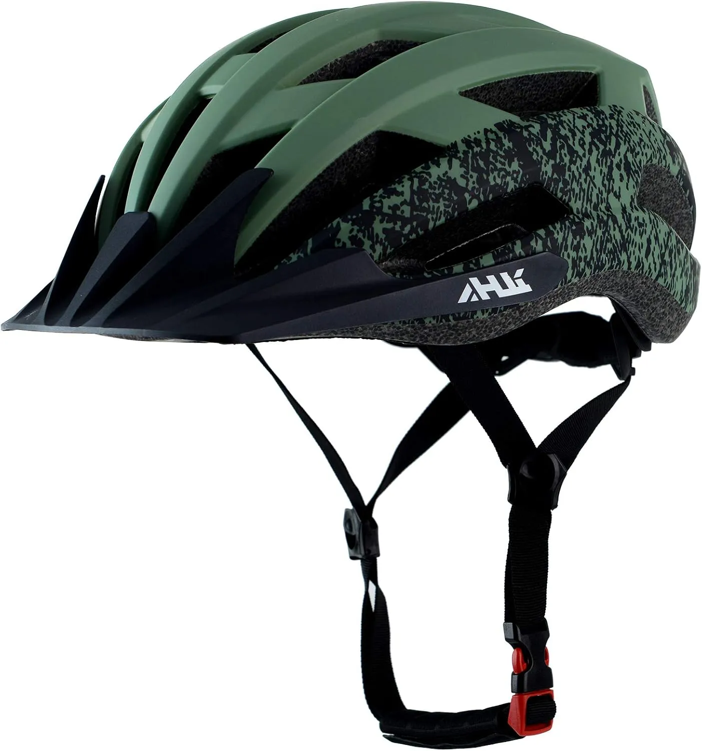 Youth Adult Road Bike Helmet, Men Women Adjustable Mountain Bicycle Helmet with Detachable Visor, 2 Sizes for Age 8-14  Youth, Kids, Adult