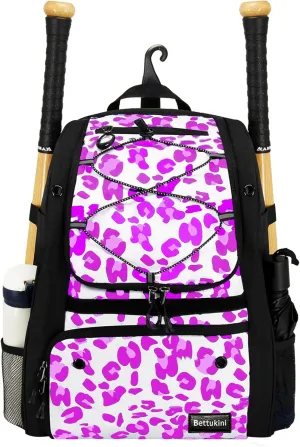 Youth Baseball Bag with Vented Shoe Compartment, Softball Bat Bag for Batting Mitten, Helmet, Teeball Gear - Adult Boys Girls Kids