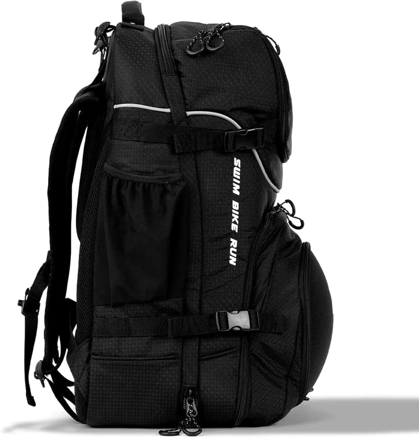 Zoot Ultra Tri Bag, Triathlon Transition Backpack with Wet Storage for Men & Women Athletes, Race Day, Travel & Train, Black