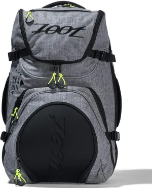 Zoot Ultra Tri Bag, Triathlon Transition Backpack with Wet Storage for Men & Women Athletes, Race Day, Travel & Train, Black