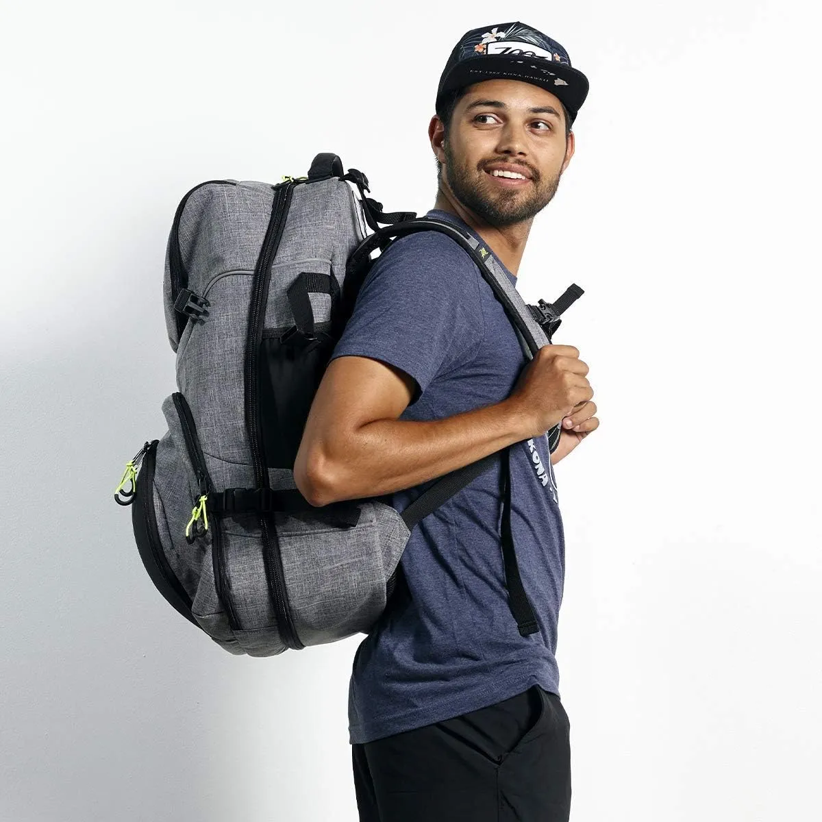 Zoot Ultra Tri Bag, Triathlon Transition Backpack with Wet Storage for Men & Women Athletes, Race Day, Travel & Train, Black